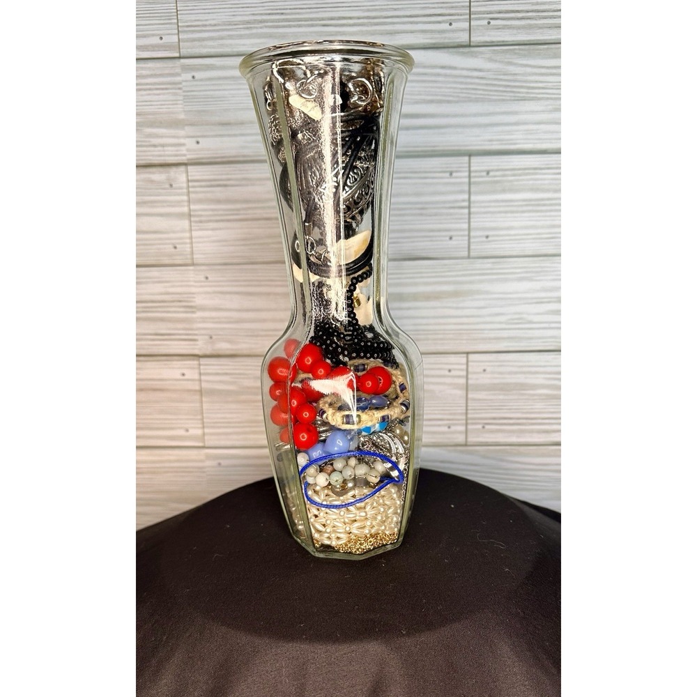 Mystery Mixed Jewelry Jar: Vintage-Modern Costume All Wearable Jewelry #10 Lot